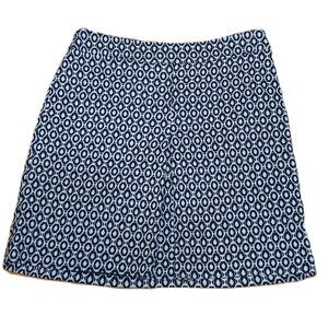 Trulli black and white geometric pattern skirt. Size 4
